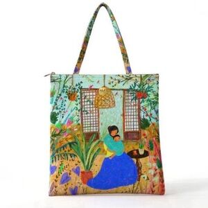 Bibsisita “Tahanan” Colorful Art Tote Bag, NWT